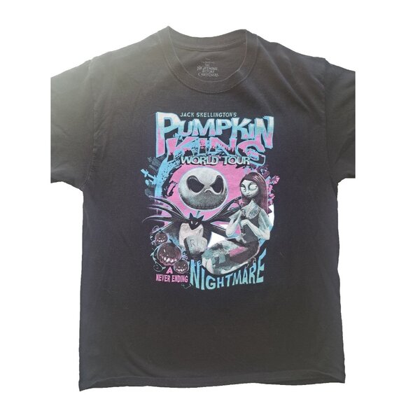 Disney Other - Disney Jack Skellington's Pumpkin King World Tour Graphic T-Shirt Size Large